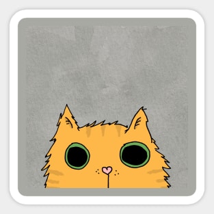 Psycho Cat Sticker